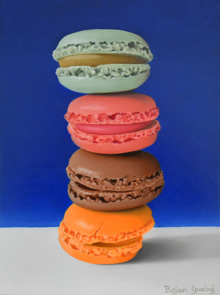 Stapeltje macarons