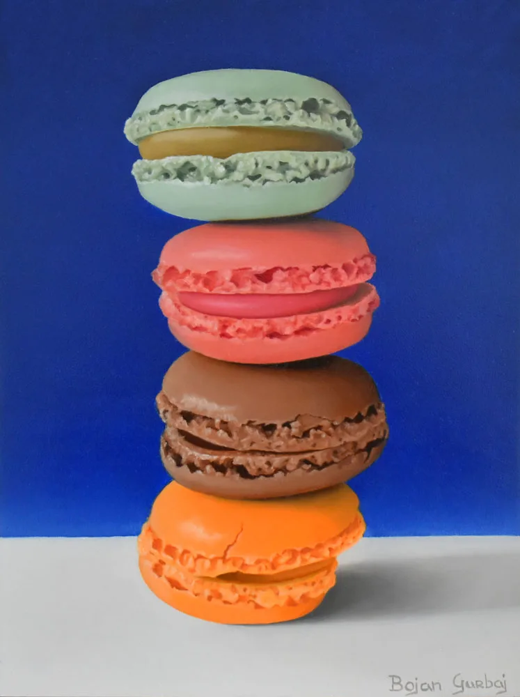 Stapeltje macarons