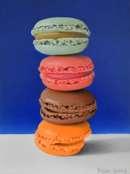 Stapeltje macarons
